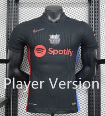 Player Version 2024-2025 Barcelona Away Black Thailand Soccer Jersey AAA-888