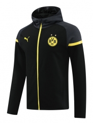 2024-2025 Borussia Dortmund Black Thailand Soccer Jacket With Hat-LH