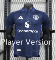 Player Version 2024-2025 Manchester United Home Royal Blue Soccer Jersey AAA-888