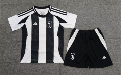 2024-25 Juventus Home Black&White Soccer Uniform-2353