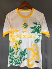 2024-2025 Special Version Inter Milan Yellow&White Thailand Soccer Jersey AAA-9171