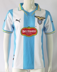 Retro Version 99-00 Lazio Home Blue&White Thailand Soccer Jersey AAA-503