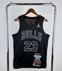 Honor Edition Chicago Bulls Black NBA Jersey-311
