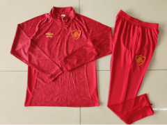 2024-2025 Fluminense de Feira Red Thailand Soccer Tracksuit Uniform-GDP