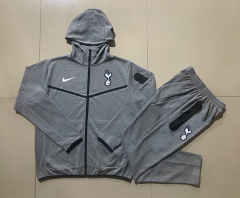 2024-2025 Tottenham Hotspur Gray Thailand Jacket Uniform With Hat-815