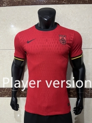 Player Version 2024-2025 China PR Home Red Thailand Soccer Jersey AAA-CS