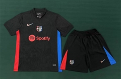 2024-25 Correct Version Barcelona Away Black Soccer Uniform-6748