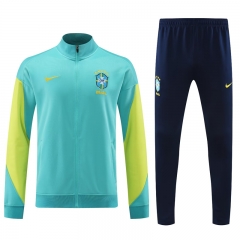 2024-2025 Brazil Light Green Thailand Soccer Jacket Uniform -4627