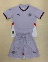 2024-2025 Iceland Away Gray&Purple Soccer Unifrom-AY
