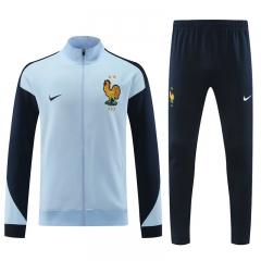 2024-2025 France Light Blue Thailand Soccer Jacket Uniform -4627