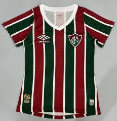 2024-2025 Fluminense de Feira Home Red&Green Women Thailand Soccer Jersey AAA-908