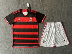2024-25 Correct Version Flamengo Home Red&Black Soccer Uniform-6748