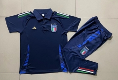 2024-2025 Italy Royal Blue Thailand Polo Uniform-815