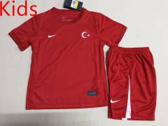 2024-2025 Turkey Home Red Kids/Youth Soccer Uniform-507