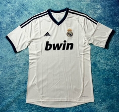Retro Version 12-13 Real Madrid Home White Thailand Soccer Jersey AAA-6590