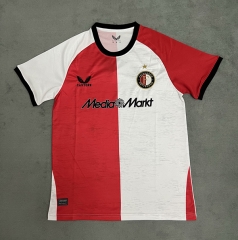2024-2025 Feyenoord Rotterdam Home Red White Thailand Soccer Jersey AAA-4506