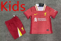 2024-2025 Liverpool Home Red Kids/Youth Soccer Uniform-3454