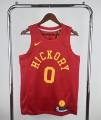 2019 Retro Edition Indiana Pacers Red #0 NBA Jersey-311