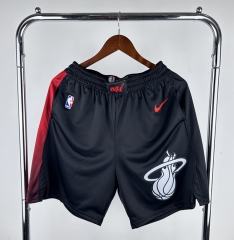 2024 City Edition Miami Heat Black NBA Shorts-311