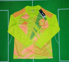 (S-3XL) 2024-2025 Mexico Goalkeeper Yellow LS Thailand Soccer Jersey AAA-912