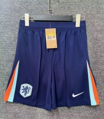 2024-2025 Netherlands Away Blue&Purple Thailand Soccer Shorts