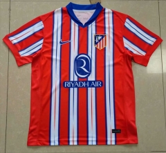 (S-4XL) 2024-25 Atletico Madrid Home Red&White Thailand Soccer Jersey AAA-818
