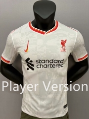 Player Version 2024-2025 Correct version Liverpool  Away White Thailand Soccer Jersey AAA-9665
