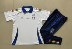 2024-2025 Italy White Thailand Polo Uniform-815