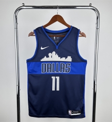 2024 Dallas Mavericks Royal Blue #11 NBA Jersey-311