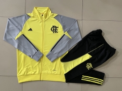 2024-2025 Flamengo Yellow Thailand Soccer Jacket Uniform-815