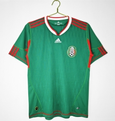 Retro Version 2010 Mexico Home Green Thailand Soccer Jersey AAA-C1046