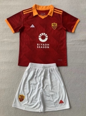 2024-2025 Roma 4th Away Red Soccer Uniform-AY
