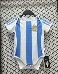 2024-2025 Argentina Home Blue and White Baby Soccer Uniform-CS
