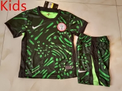 2024-2025 Nigeria Away Black Kid/Youth Soccer Uniform-507