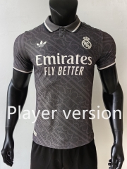 Player Version 2024-2025 Real Madrid 2nd Away Light Gray Thailand Soccer Jersey AAA-807