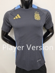 Player Version 2024-2025 Speical Version Argentina Black&Gray Thailand Soccer Jersey AAA