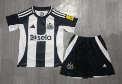 2024-2025 Newcastle United Home Black&White Soccer Uniform-2353
