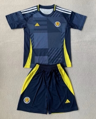 2024-2025 Scotland Home Royal Blue Soccer Uniform-AY