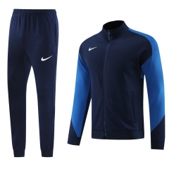 2024-2025 Nike Royal Blue Thailand Soccer Jacket Uniform-LH