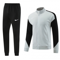2024-2025 Nike Gray Thailand Soccer Jacket Uniform-LH