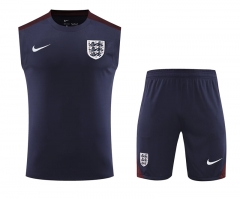 2024-2025 England Purple Thailand Soccer Vest Uniform-418