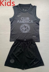 2024-2025 Club América Black Kids/Youth Soccer Uniform-AY