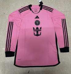 2024-2025 Inter Miami CF Home Pink LS Thailand Soccer Jersey AAA-422