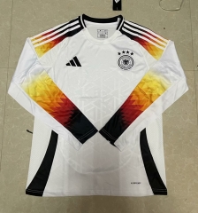 2024-2025 Germany Home White LS Thailand Soccer Jersey AAA-422