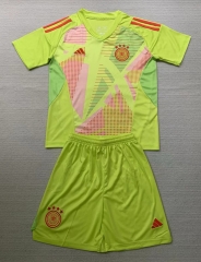 2024-2025 Germany Goalkeeper Green Soccer Uniform-AY