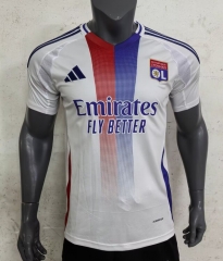 2024-25 Olympique Lyonnais Home White Thailand Soccer Jersey AAA-416