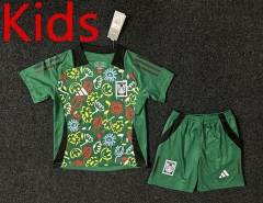 2024-2025 Limited Version Tigres UANL Green Kids/Youth Soccer Uniform-GB