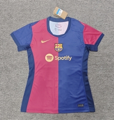 2024-2025 Barcelona Home Red&Blue Women Thailand Soccer Jersey AAA-708