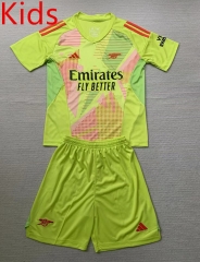 2024-2025 Arsenal Goalkeeper Green Kids/Youth Soccer Uniform-AY