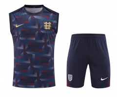 2024-2025 England Blue&Purple Thailand Soccer Vest Uniform-418